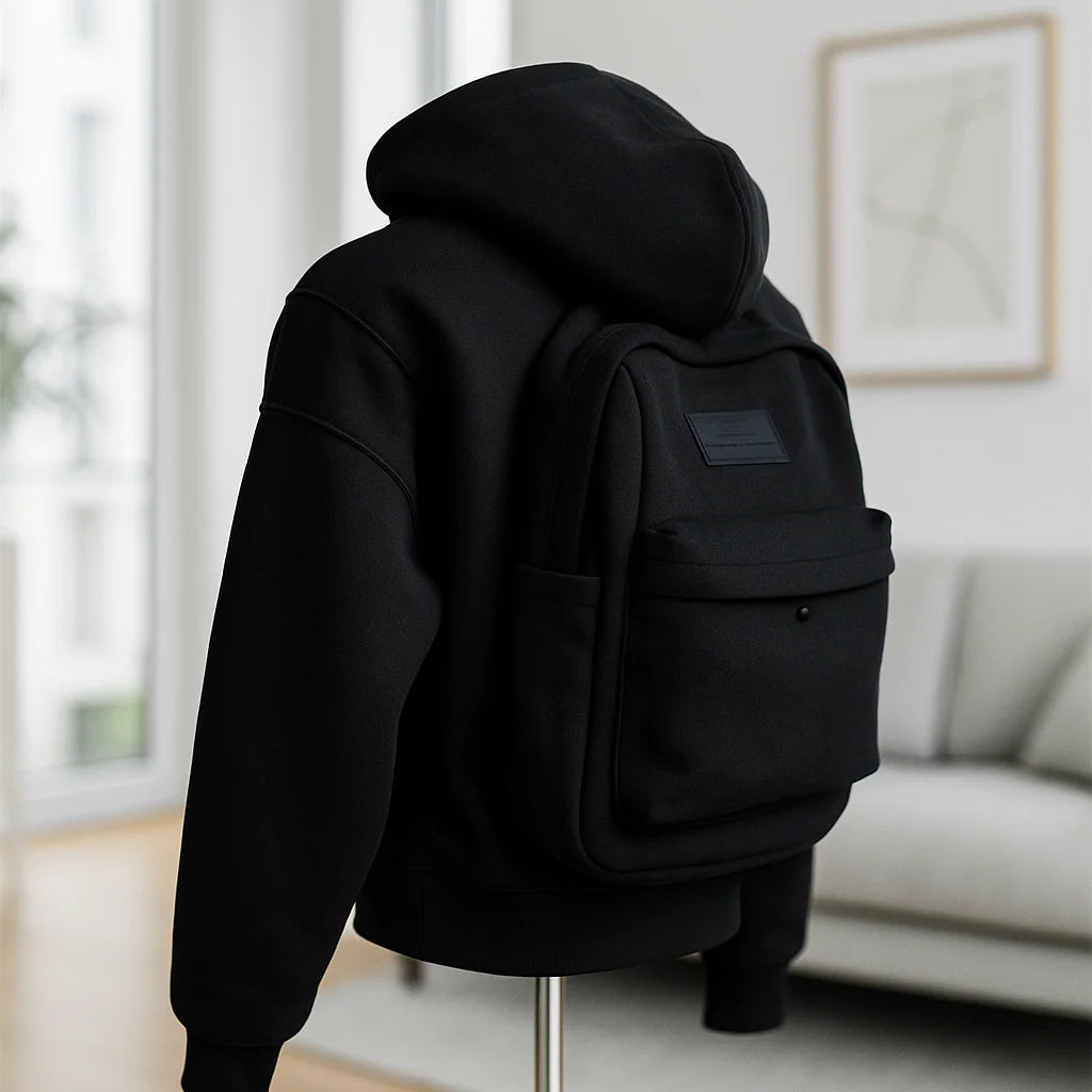 Hoodpack™ – The Hoodie with a Built-In Backpack