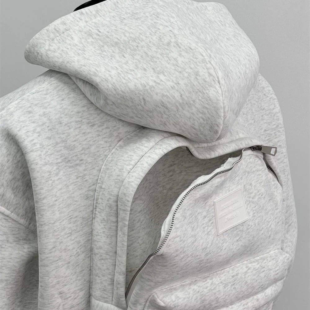 Hoodpack™ – The Hoodie with a Built-In Backpack