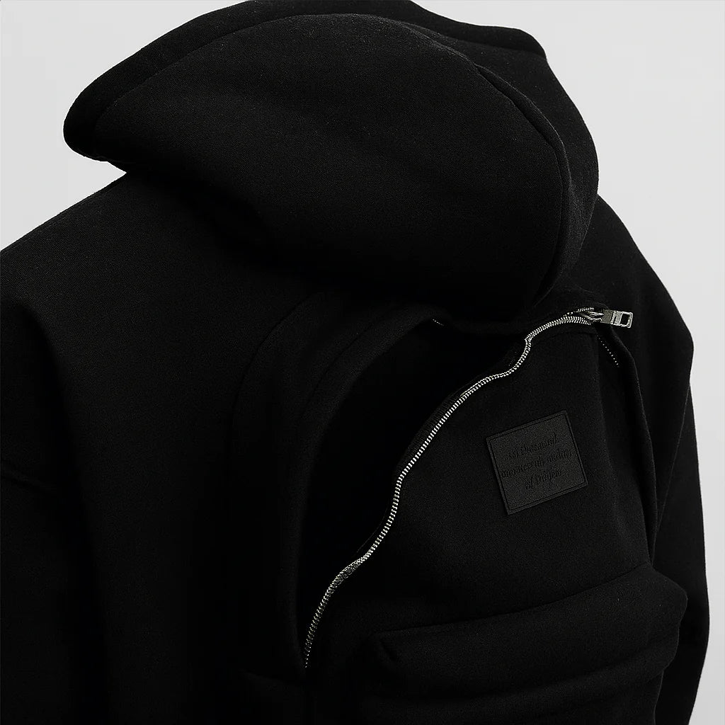 Hoodpack™ – The Hoodie with a Built-In Backpack