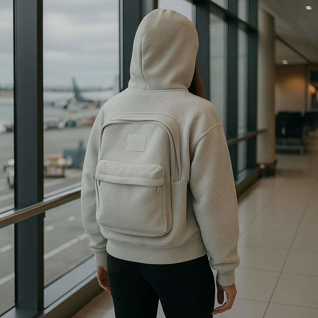 Hoodpack™ – The Hoodie with a Built-In Backpack